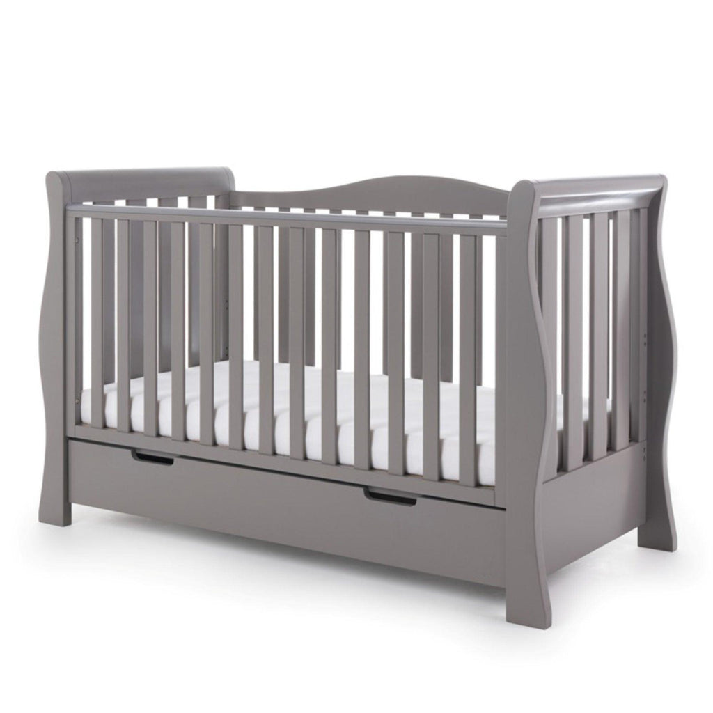 Obaby Stamford Luxe Sleigh Cot Bed - Chelsea Baby