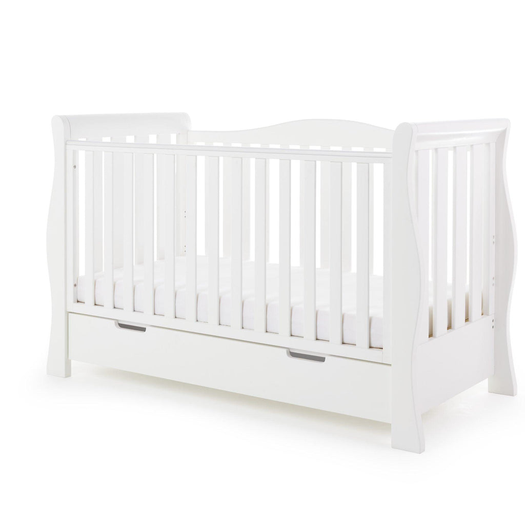 Obaby Stamford Luxe Sleigh Cot Bed - Chelsea Baby