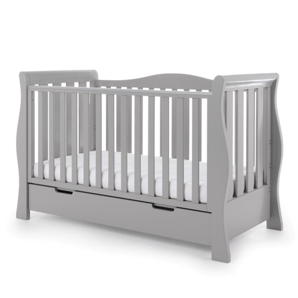 Obaby Stamford Luxe Sleigh Cot Bed - Chelsea Baby