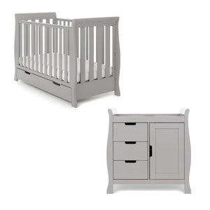 Obaby Stamford Mini Sleigh 2 Piece Room Set - Chelsea Baby