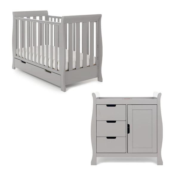 Obaby Stamford Mini Sleigh 2 Piece Room Set - Chelsea Baby