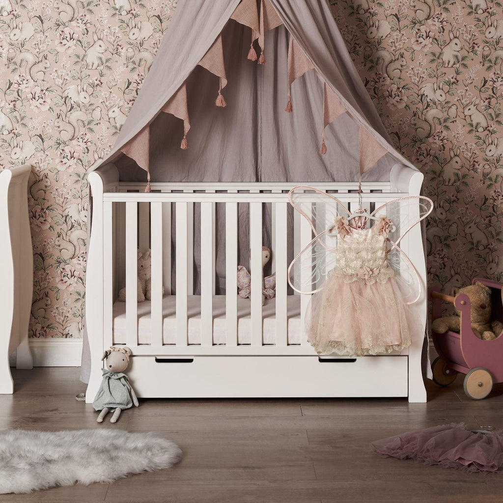 Obaby Stamford Mini Sleigh Cot Bed - Chelsea Baby