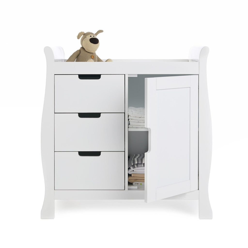 Obaby Stamford Sleigh Closed Changing Unit - Chelsea Baby