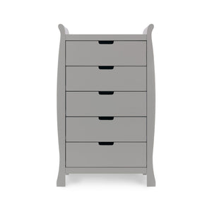 Obaby Stamford Sleigh Tall Chest Of Drawers - Chelsea Baby