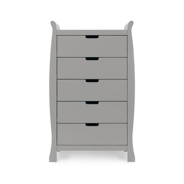 Obaby Stamford Sleigh Tall Chest Of Drawers - Chelsea Baby