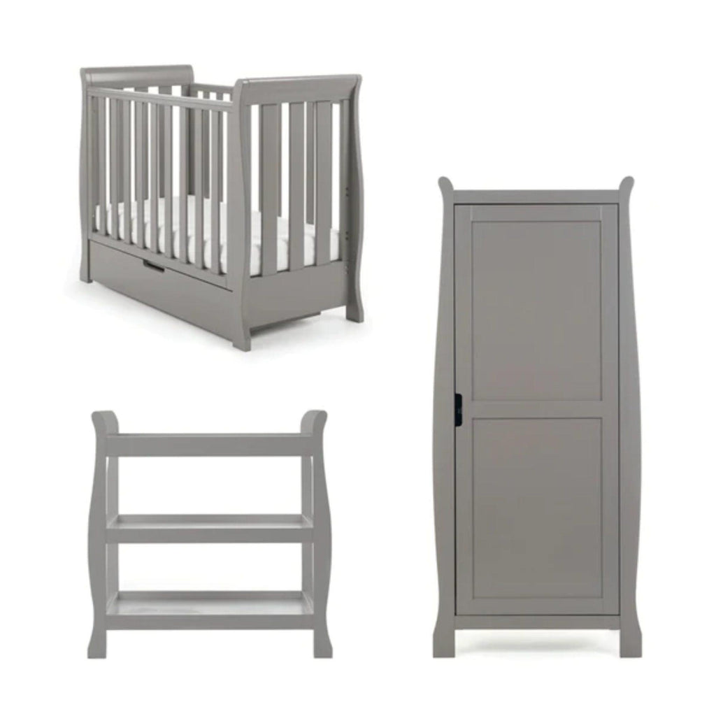 Obaby Stamford Space Saver Sleigh 3 Piece Room Set - Chelsea Baby