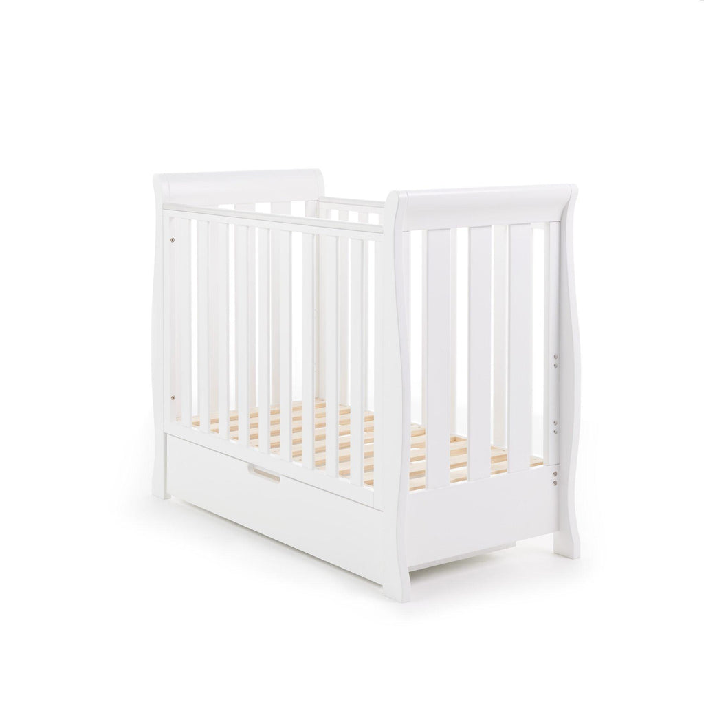 Obaby Stamford Space Saver Sleigh Cot - Chelsea Baby