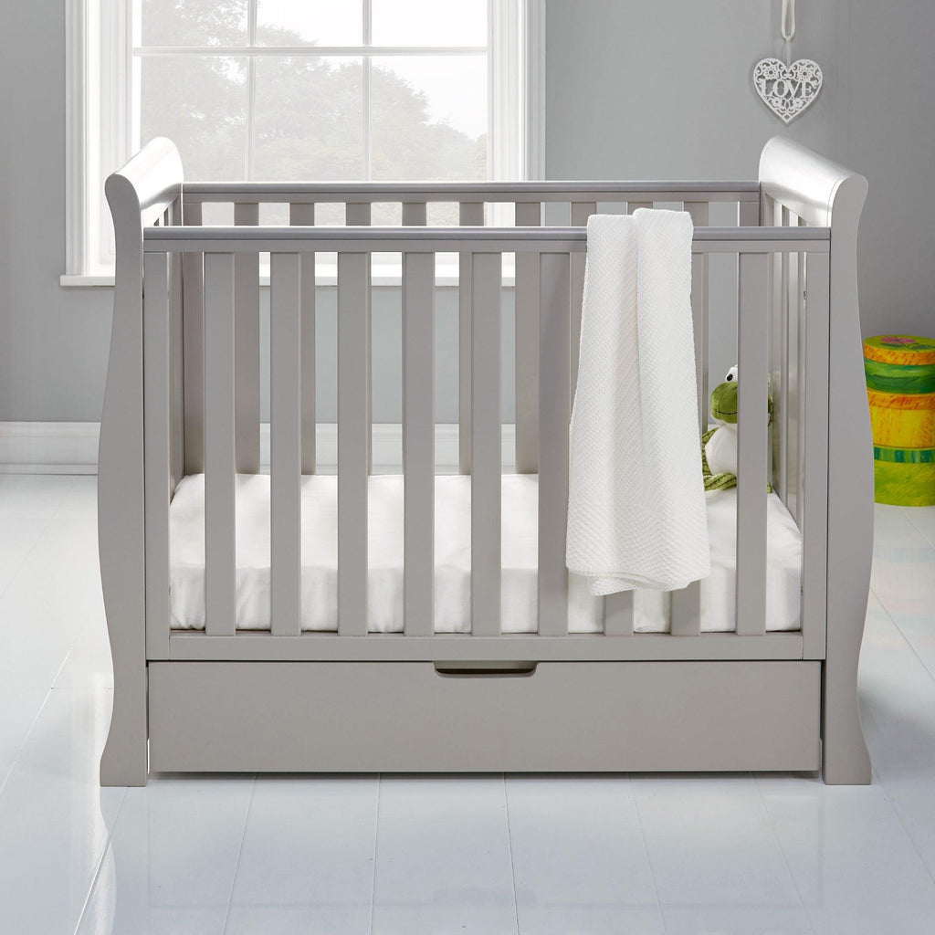 Obaby Stamford Space Saver Sleigh Cot - Chelsea Baby