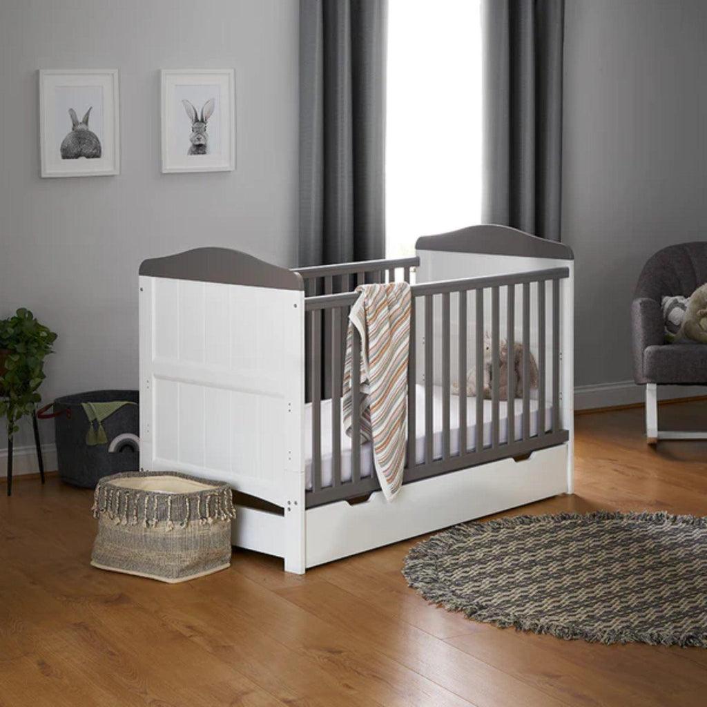 Obaby Whitby Cot Bed and Under drawer - Chelsea Baby