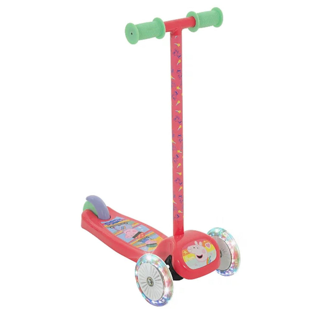 Peppa Pig Tilt N Turn Scooter with LED Lights - Chelsea Baby