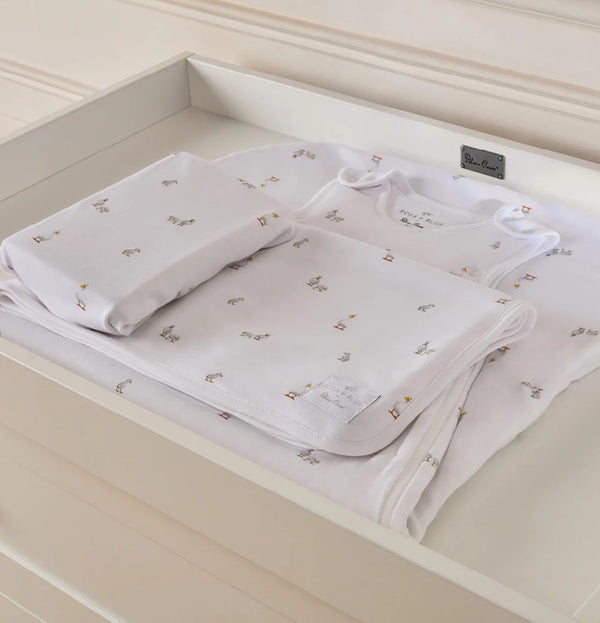 Silver Cross Rosa and Blue for Silver Cross New Arrival Crib Bedding Set