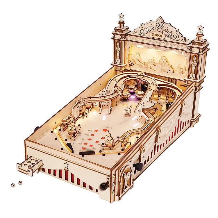 ROKR 3D Pinball Machine 3D Wooden Puzzle - Chelsea Baby