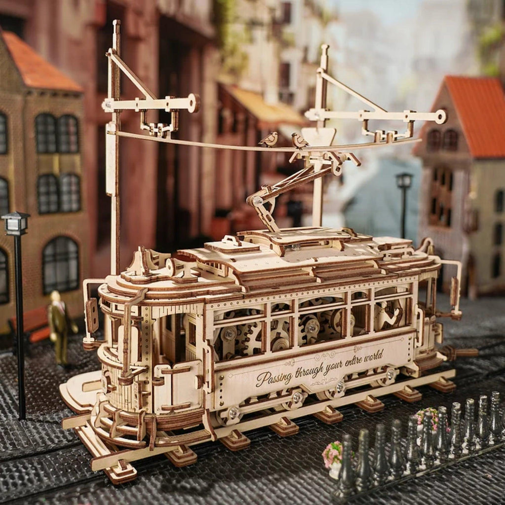 ROKR Classic City Tram 3D Wooden Puzzle - Chelsea Baby