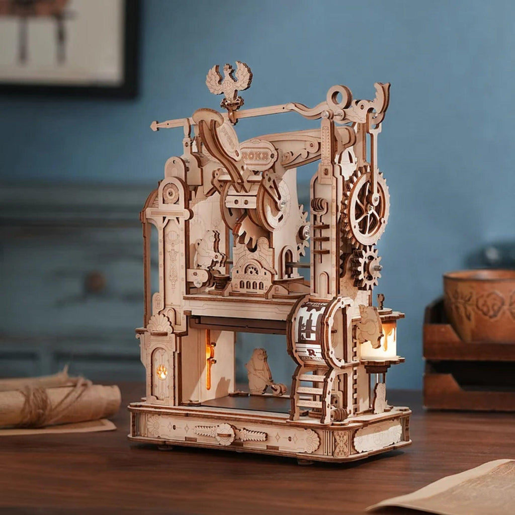 ROKR Classic Printing Press 3D Wooden Puzzle - Chelsea Baby