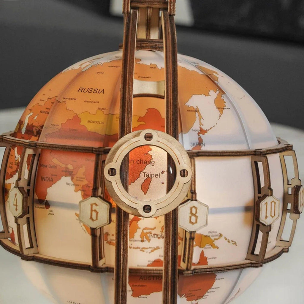 ROKR Luminous Globe 3D Wooden Puzzle - Chelsea Baby