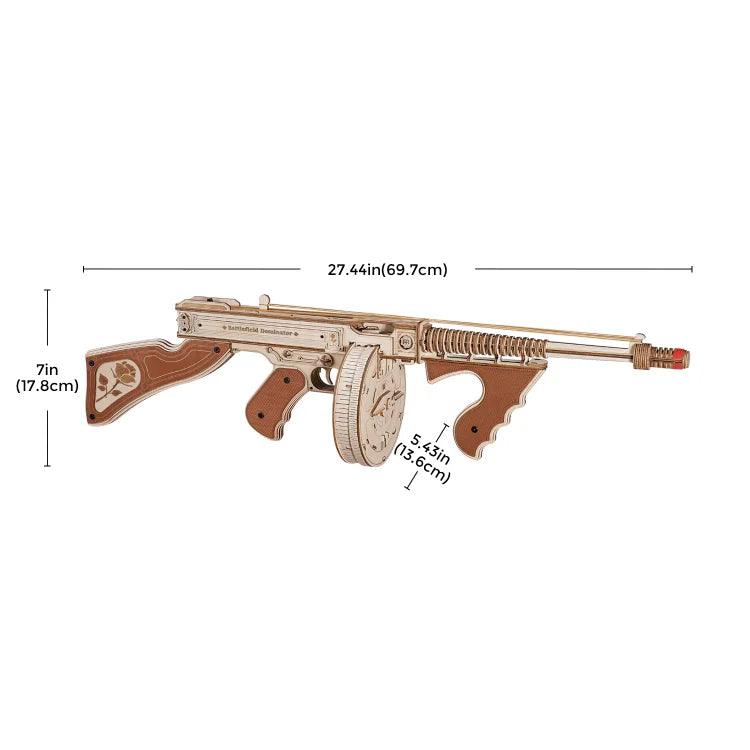 ROKR Thompson Submachine Gun Toy 3D Wooden Puzzle - Chelsea Baby