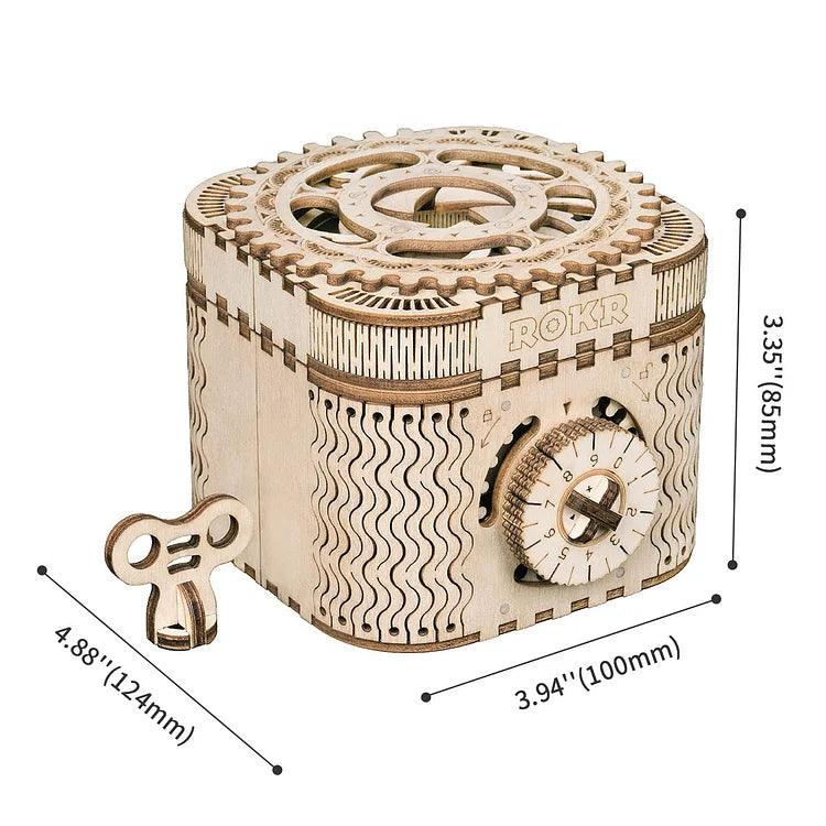 ROKR Treasure Box Mechanical Gears 3D Wooden Puzzle - Chelsea Baby