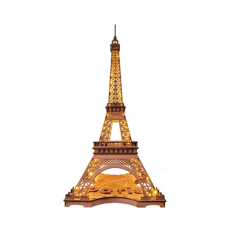 Rolife Night of the Eiffel Tower 3D Wooden Puzzle - Chelsea Baby
