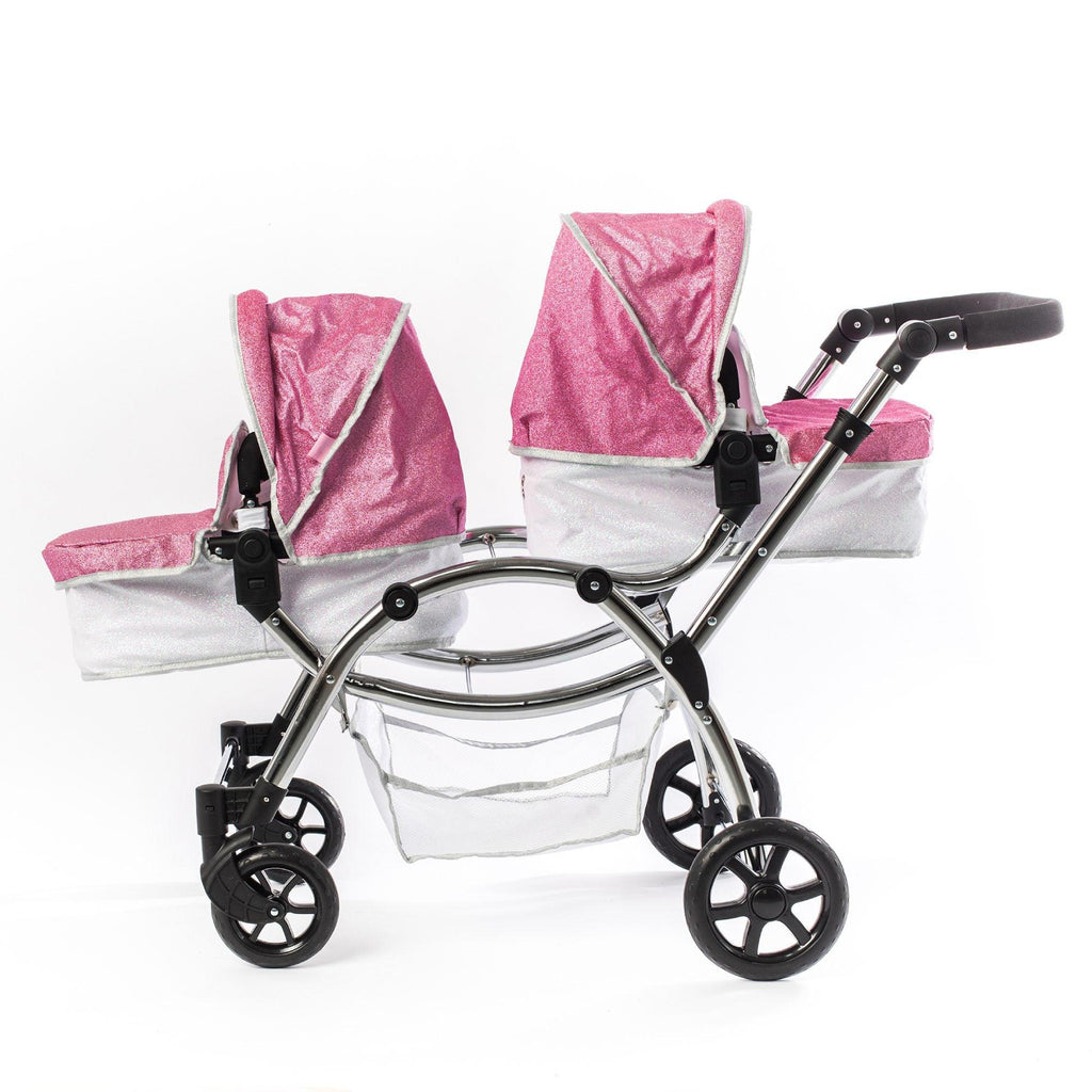 Roma Stephanie Twins Dolls Pram - Chelsea Baby