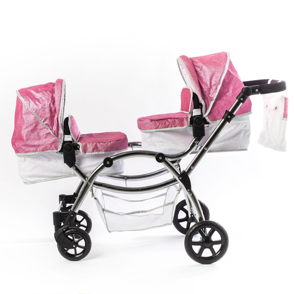 Roma Stephanie Twins Dolls Pram - Chelsea Baby