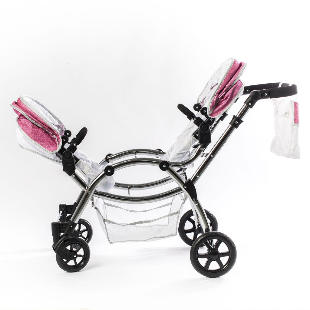 Roma Stephanie Twins Dolls Pram - Chelsea Baby