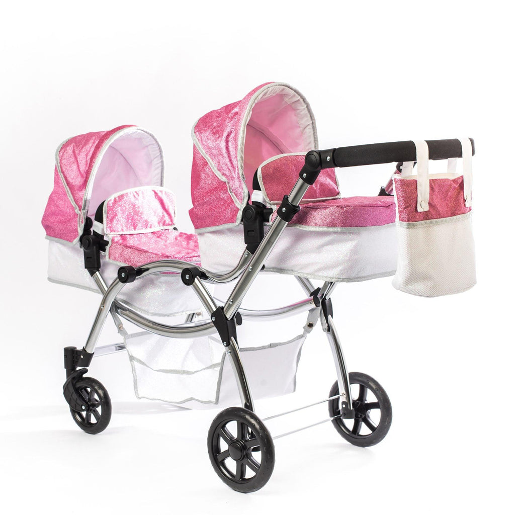 Roma Stephanie Twins Dolls Pram - Chelsea Baby