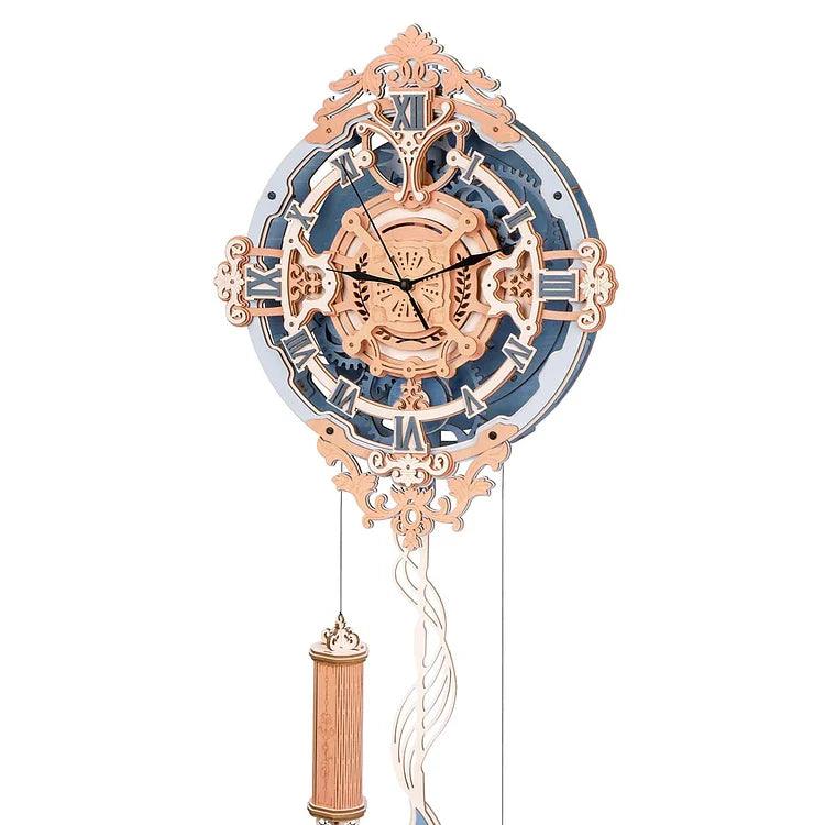 Romantic Note Wall Clock Mechanical Gear 3D Wooden Puzzle - Chelsea Baby