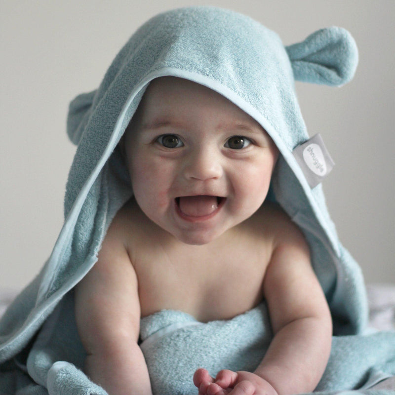 Shnuggle Wearable Baby Towels - Blue