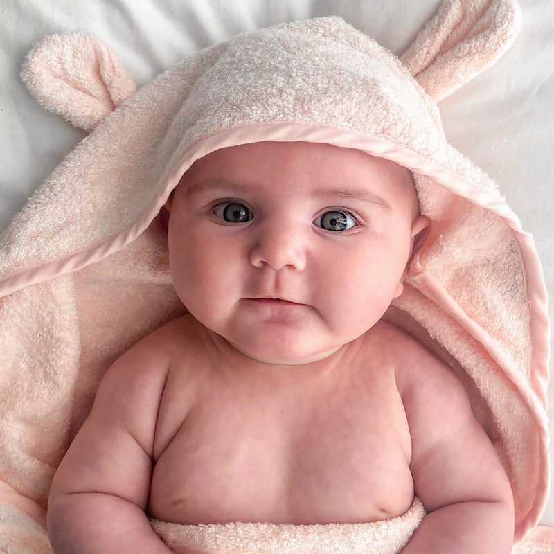 Shnuggle Wearable Baby Towels - Pink