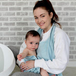 Shnuggle Wearable Baby Towels - White