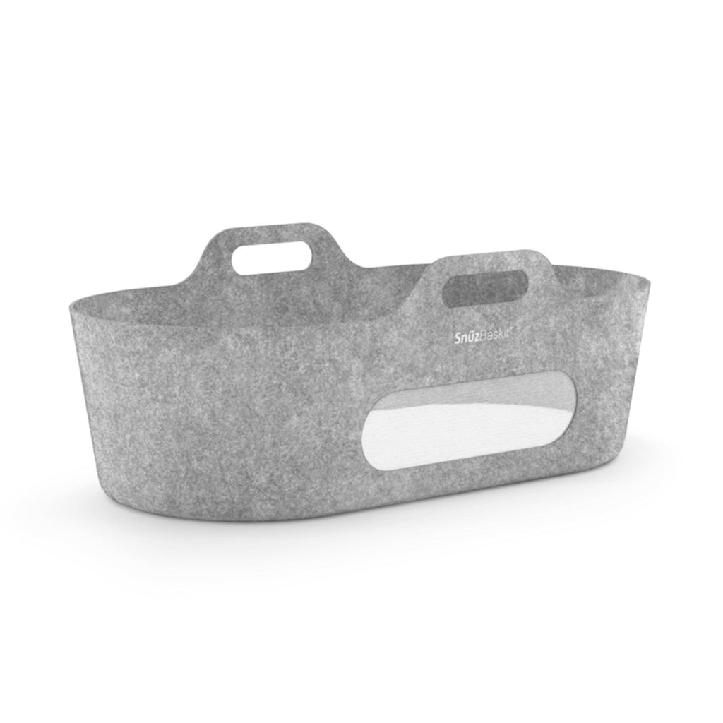 SnuzBaskit Light Grey Moses Basket & Dove Stand