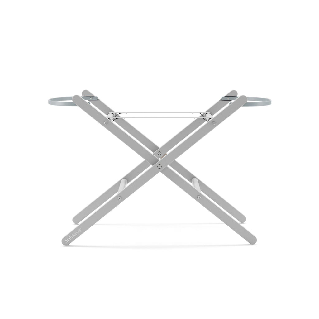 SnuzBaskit Light Grey Moses Basket & Dove Stand