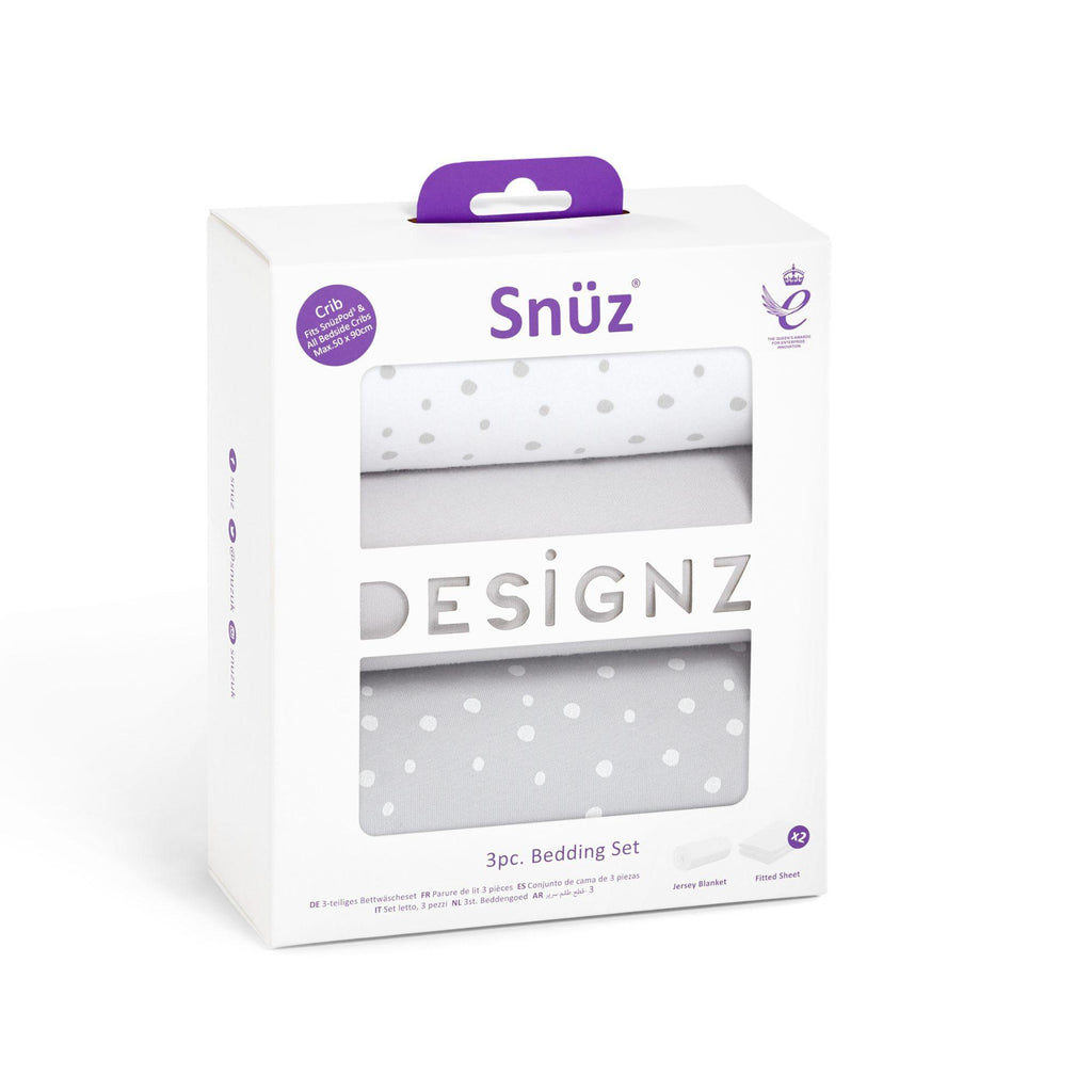 Snüz Crib 2 Pack Fitted Sheets - Chelsea Baby