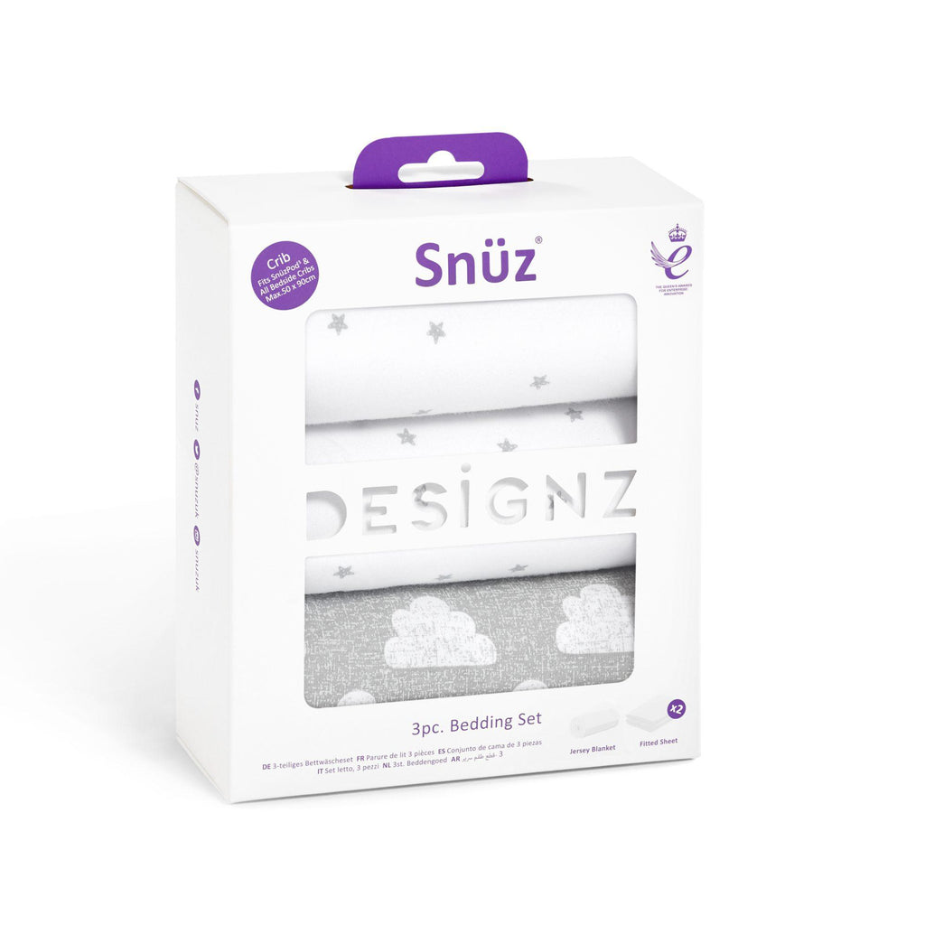 Snüz Crib 2 Pack Fitted Sheets - Chelsea Baby