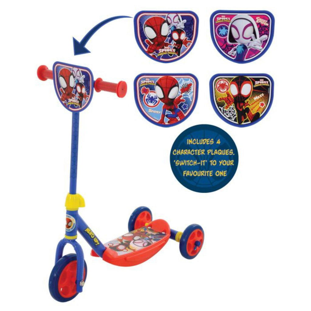 Spidey and his Amazing Friends Switch It Multi Character Tri-Scooter - Chelsea Baby