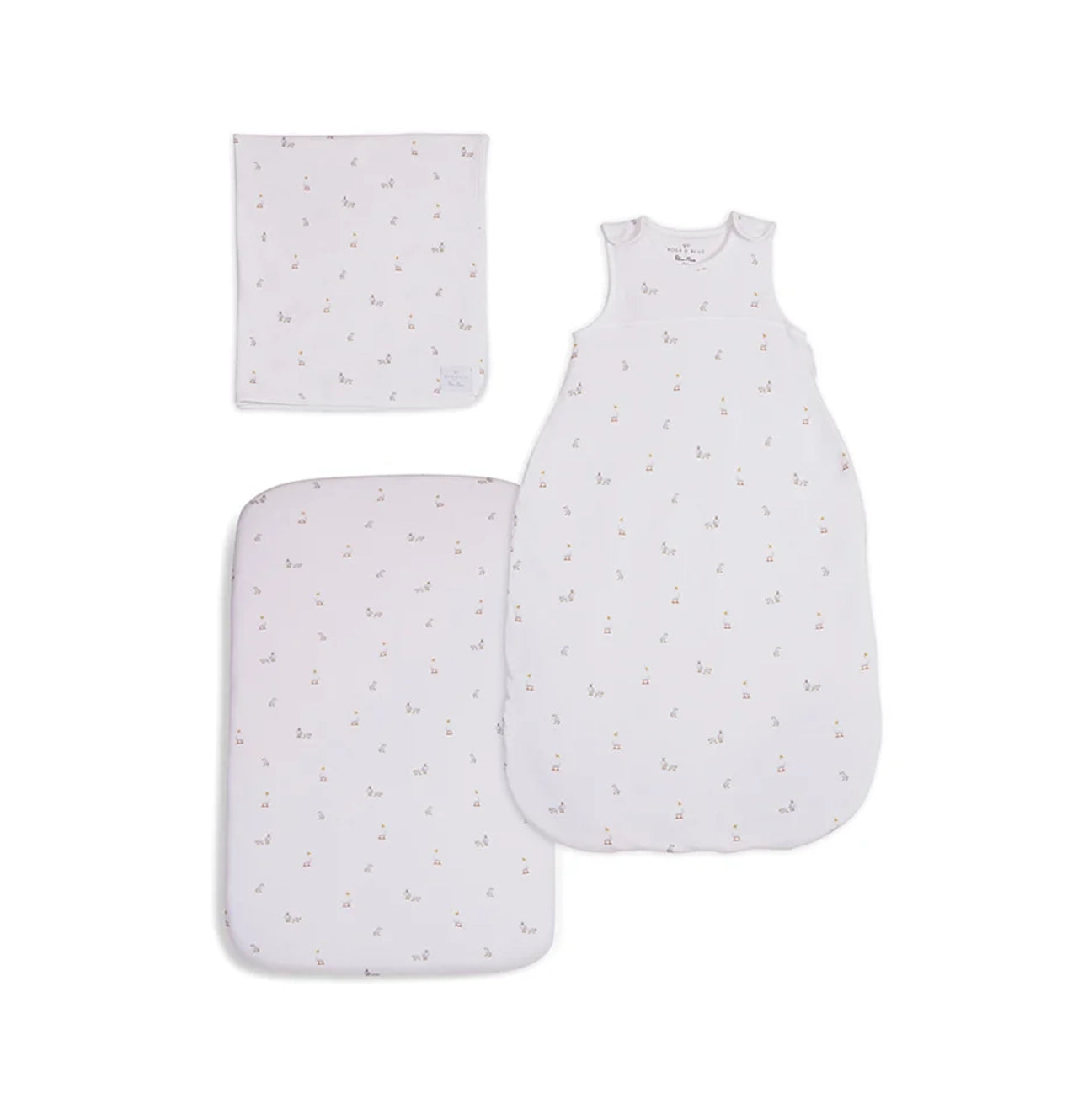 Silver Cross Rosa and Blue for Silver Cross New Arrival Crib Bedding Set