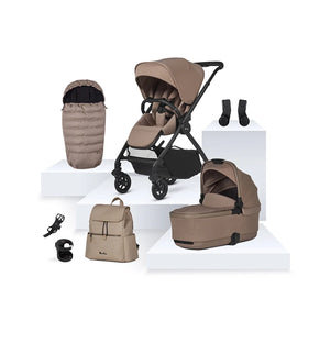 Silver Cross Dune 2 Mocha Travel System Accessory Bundle - Ex-Display