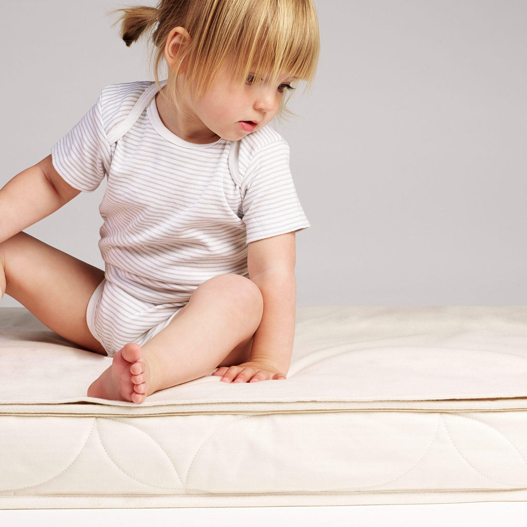 The Little Green Sheep Organic Cot Mattress Protector - Chelsea Baby