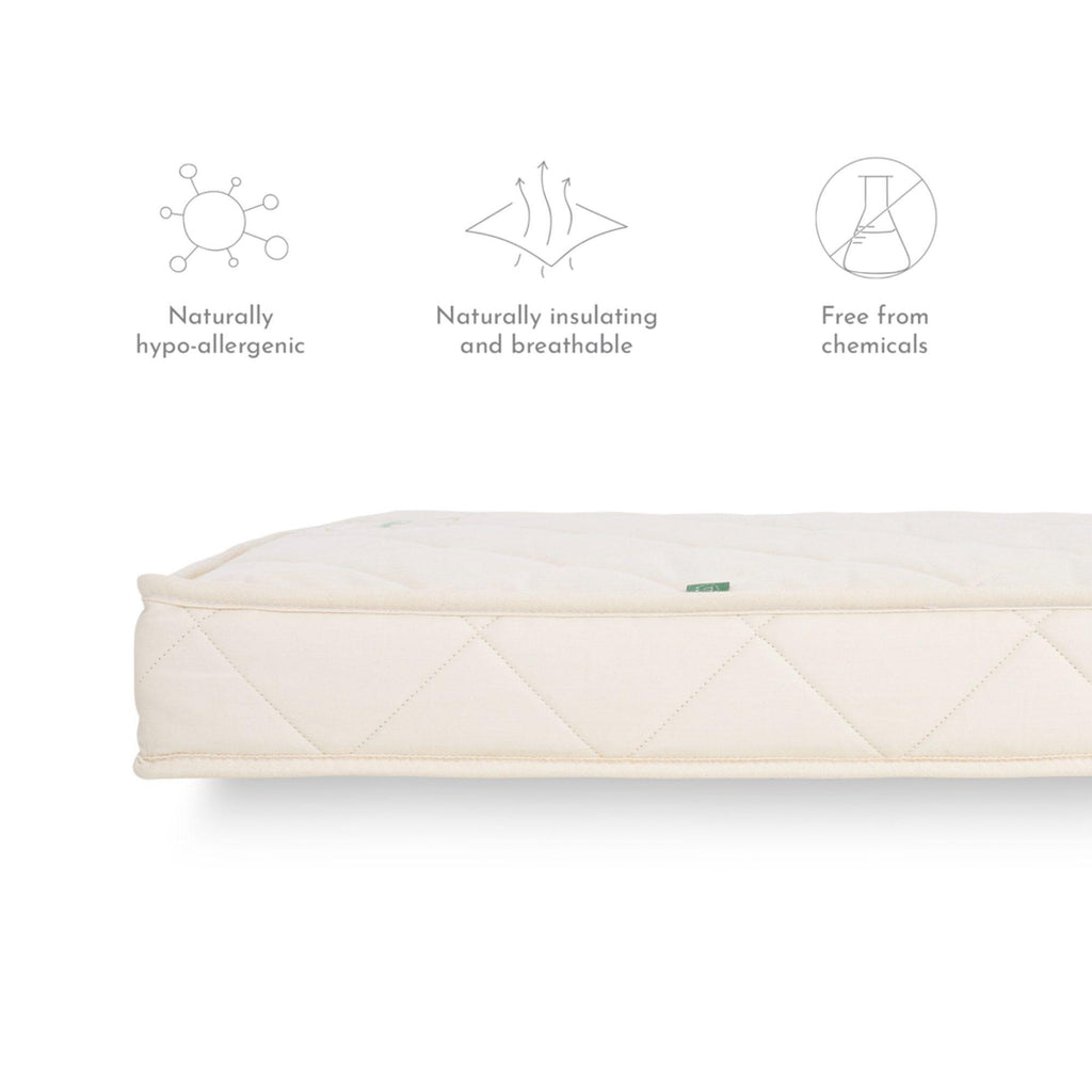 The Little Green Sheep Twist Natural Latex Cot Mattress - Chelsea Baby