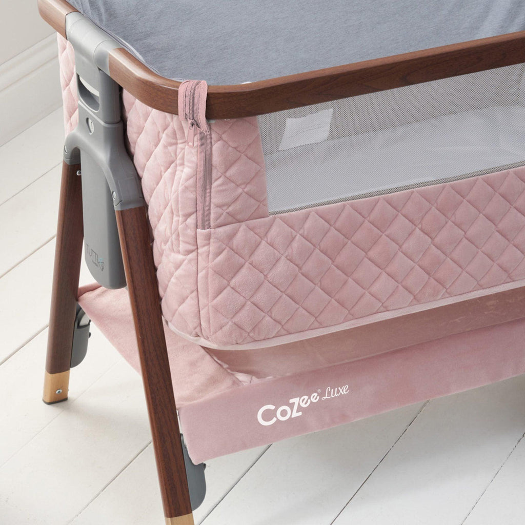 Tutti Bambini CoZee Luxe Bedside Crib - Chelsea Baby