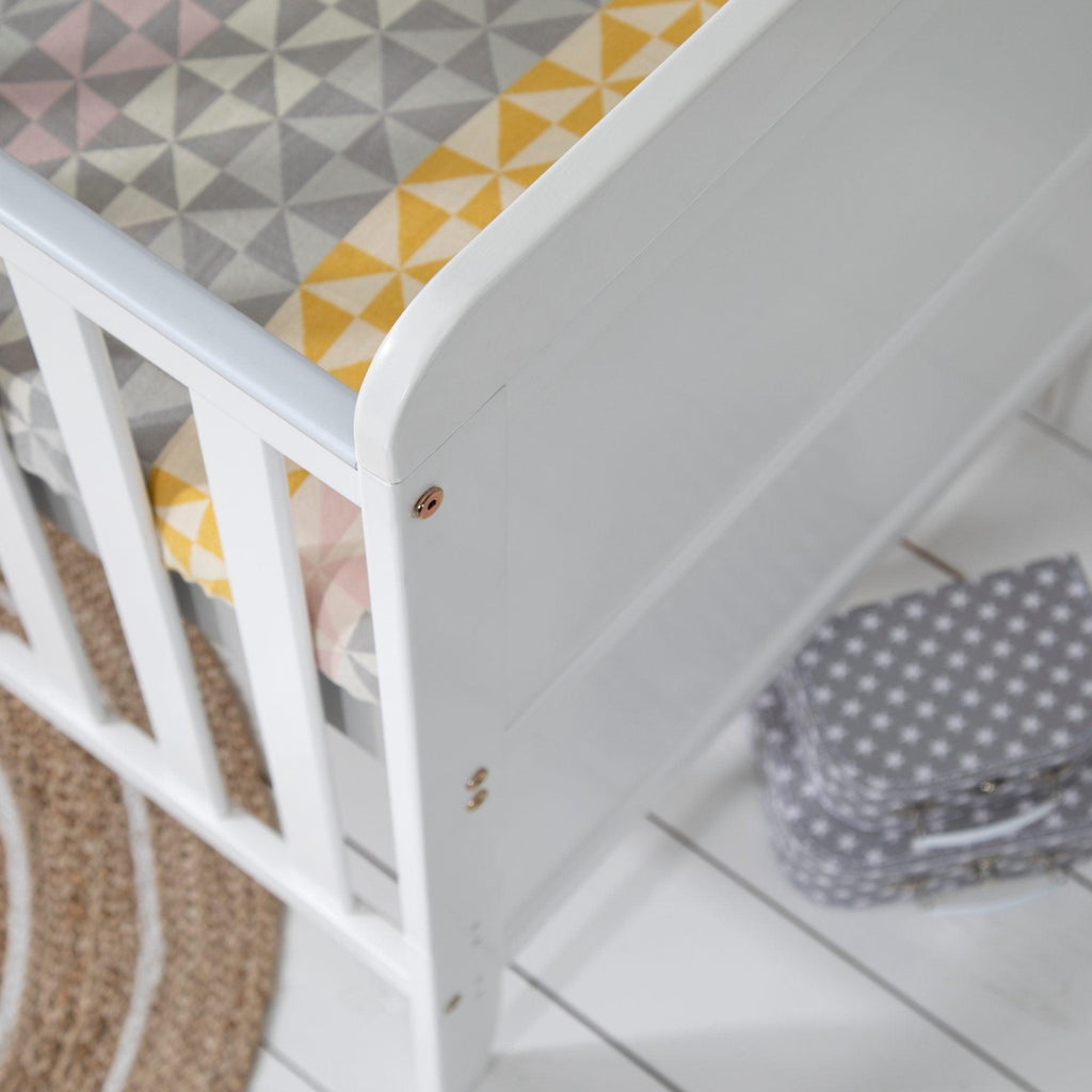 Tutti Bambini Rio Cot Bed with Cot Top Changer & Mattress - Chelsea Baby