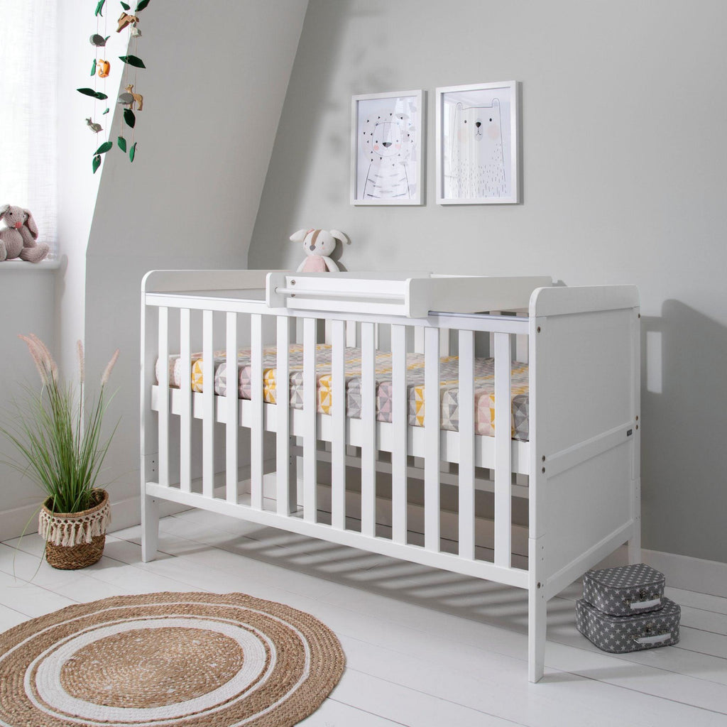 Tutti Bambini Rio Cot Bed with Cot Top Changer & Mattress - Chelsea Baby
