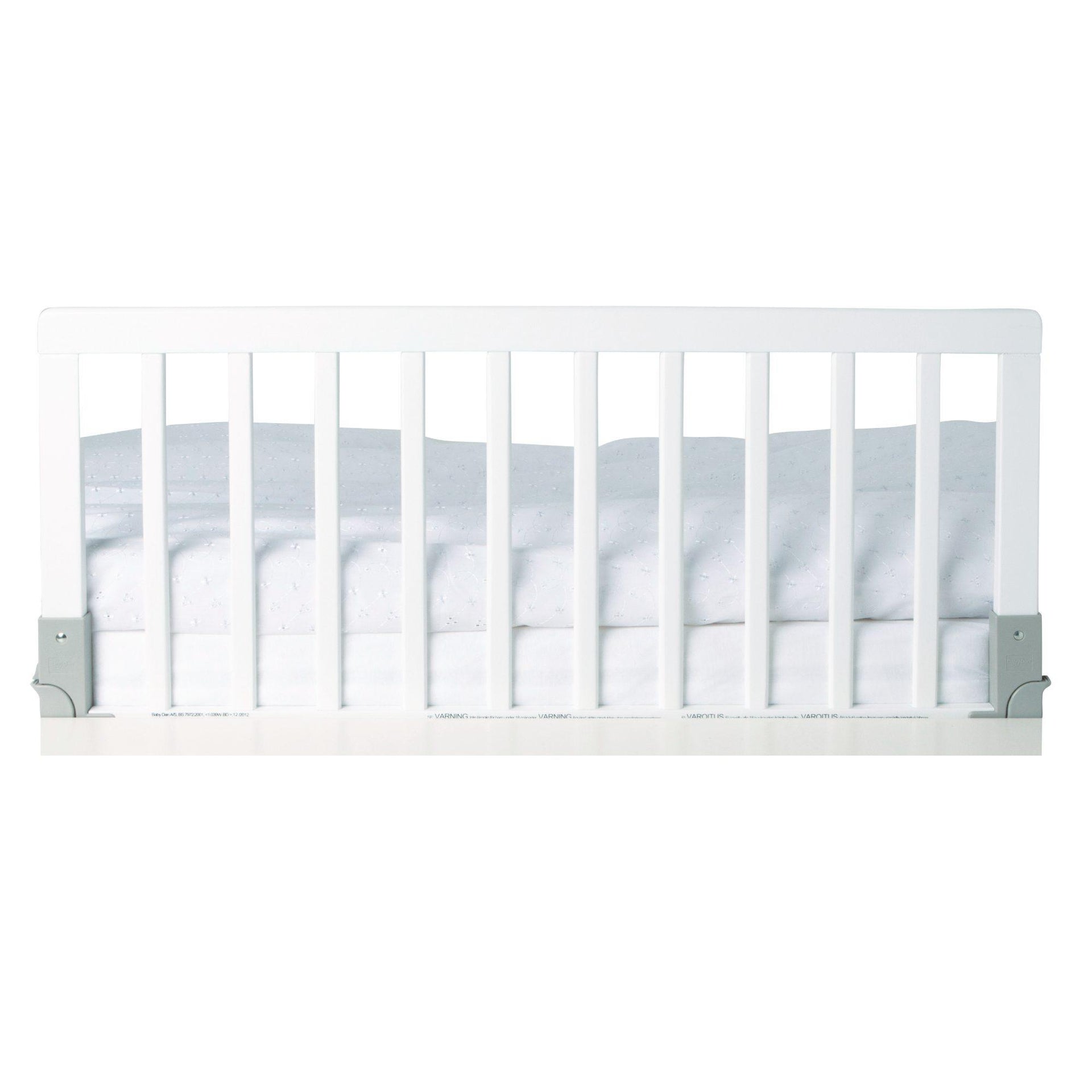 Baby Dan To Go Wooden Bedrail - White - Chelsea Baby