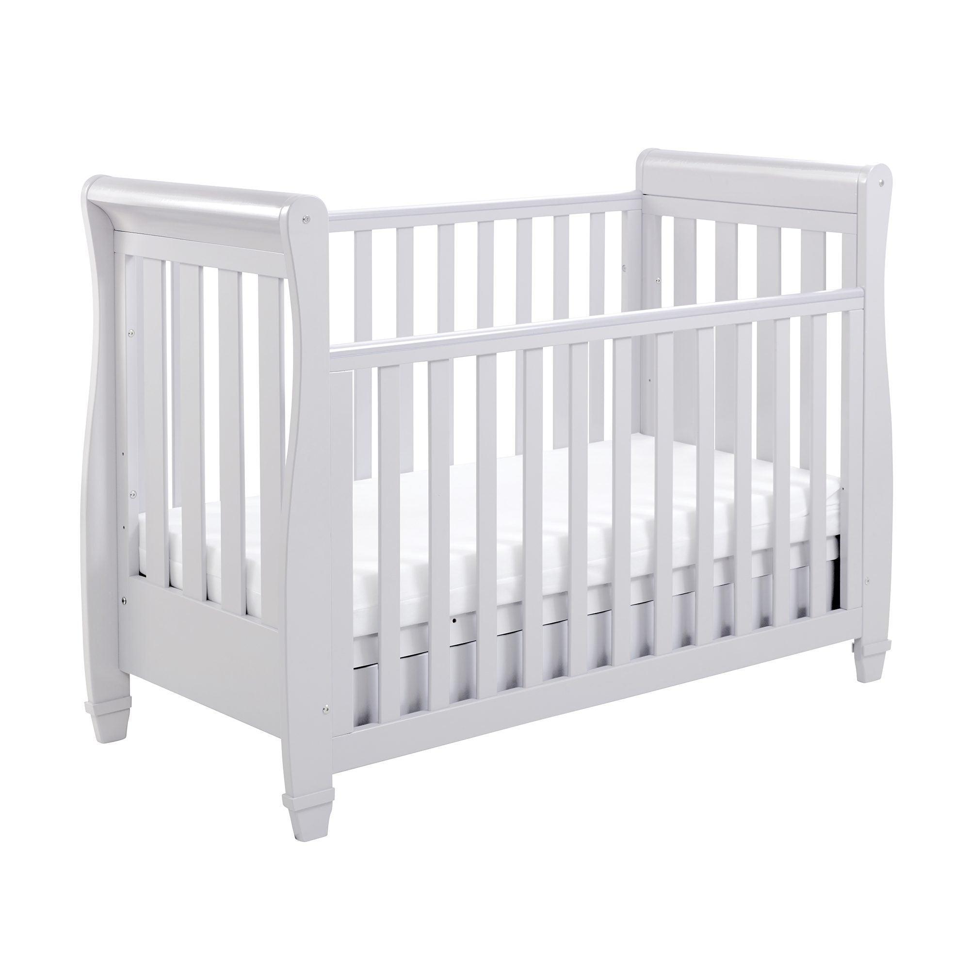 Babymore Eva Sleigh Cot Bed With Drawer - Chelsea Baby