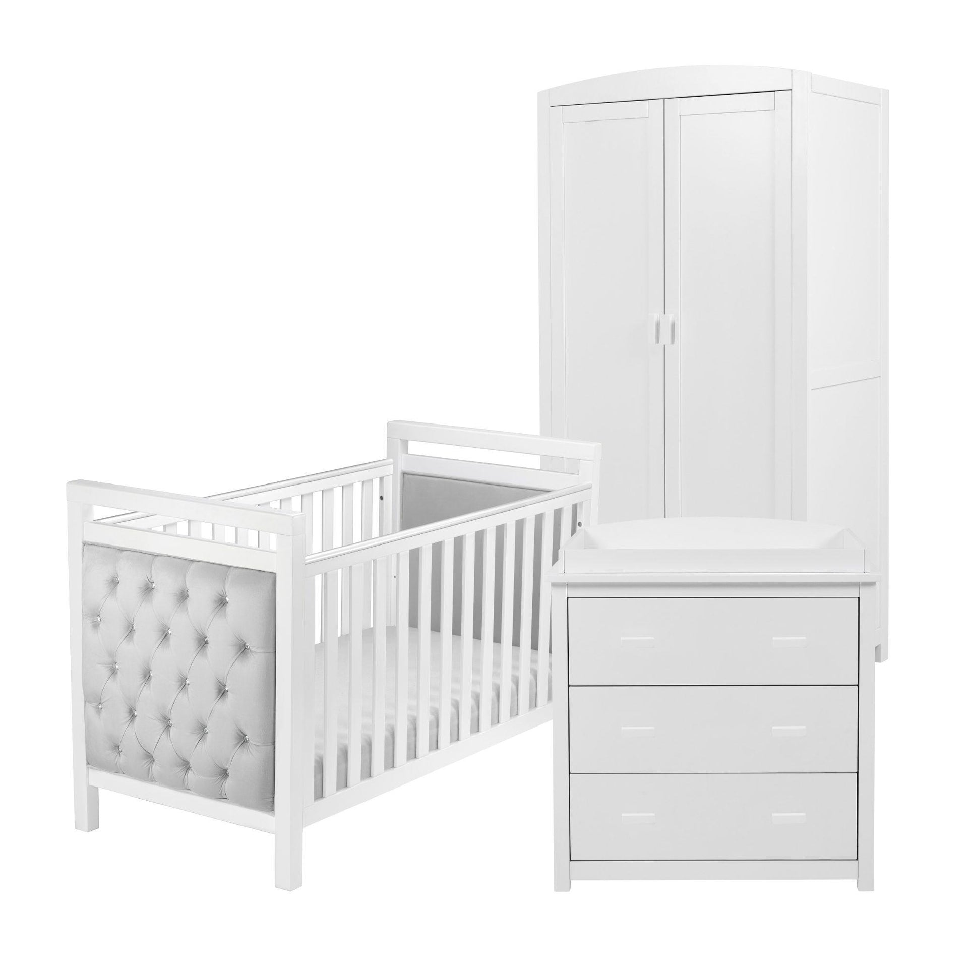 Babymore Velvet Deluxe 3 Piece Room Set - Chelsea Baby