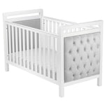 Babymore Velvet Deluxe Cot Bed