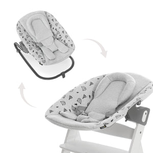 Hauck Alpha Bouncer Premium - Nordic Grey - Chelsea Baby
