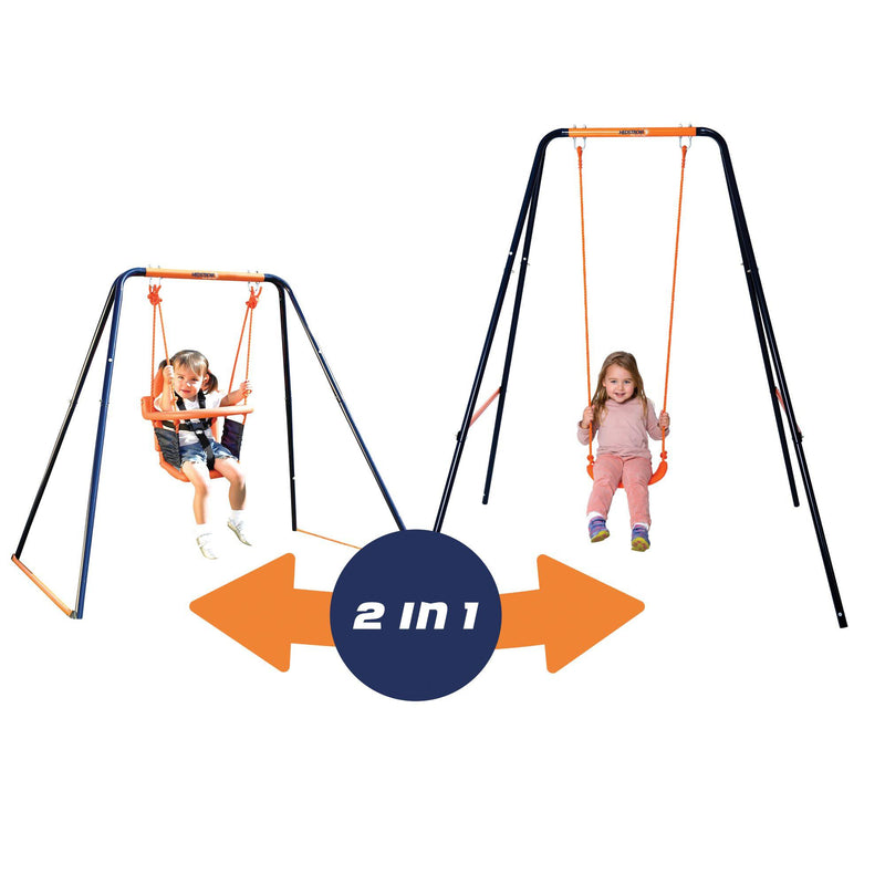 Hedstrom 2 in 1 Deluxe Toddler to Junior Garden Swing