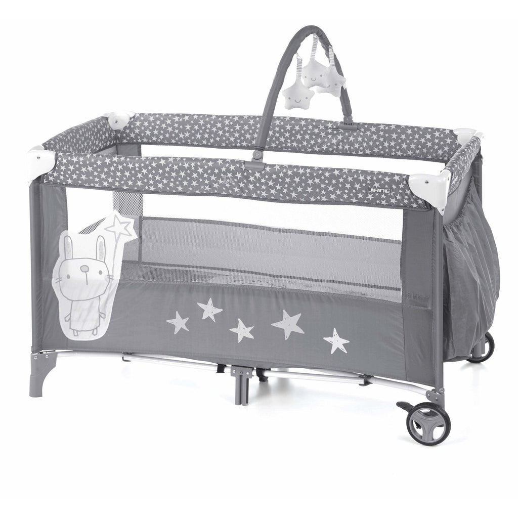 Jané Duo Level Travel Cot and Toy Bar - Chelsea Baby