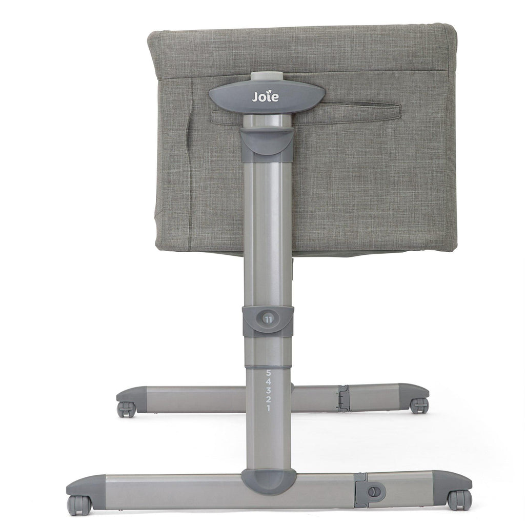 Joie Roomie Glide Bedside Crib - Foggy Gray